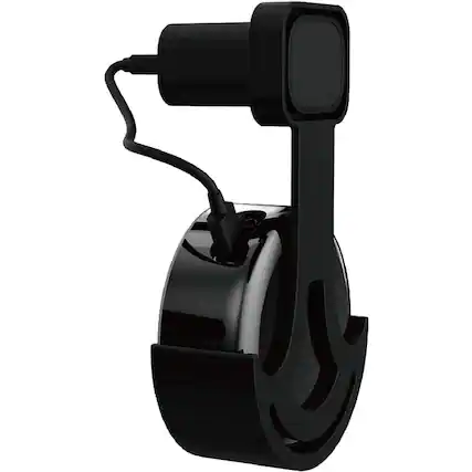 Front. RTMB - Wall Mount Holder for UK Google Mini & Dot 2, Space-Saving Design, Cord Included.