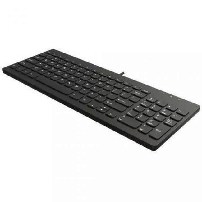 TG3 Electronics - TG3 TG96: Low Profile Keyboard - Cable Connectivity - Compact - USB Interface - 96 Key(s) - Scissors Keyswitch - Black