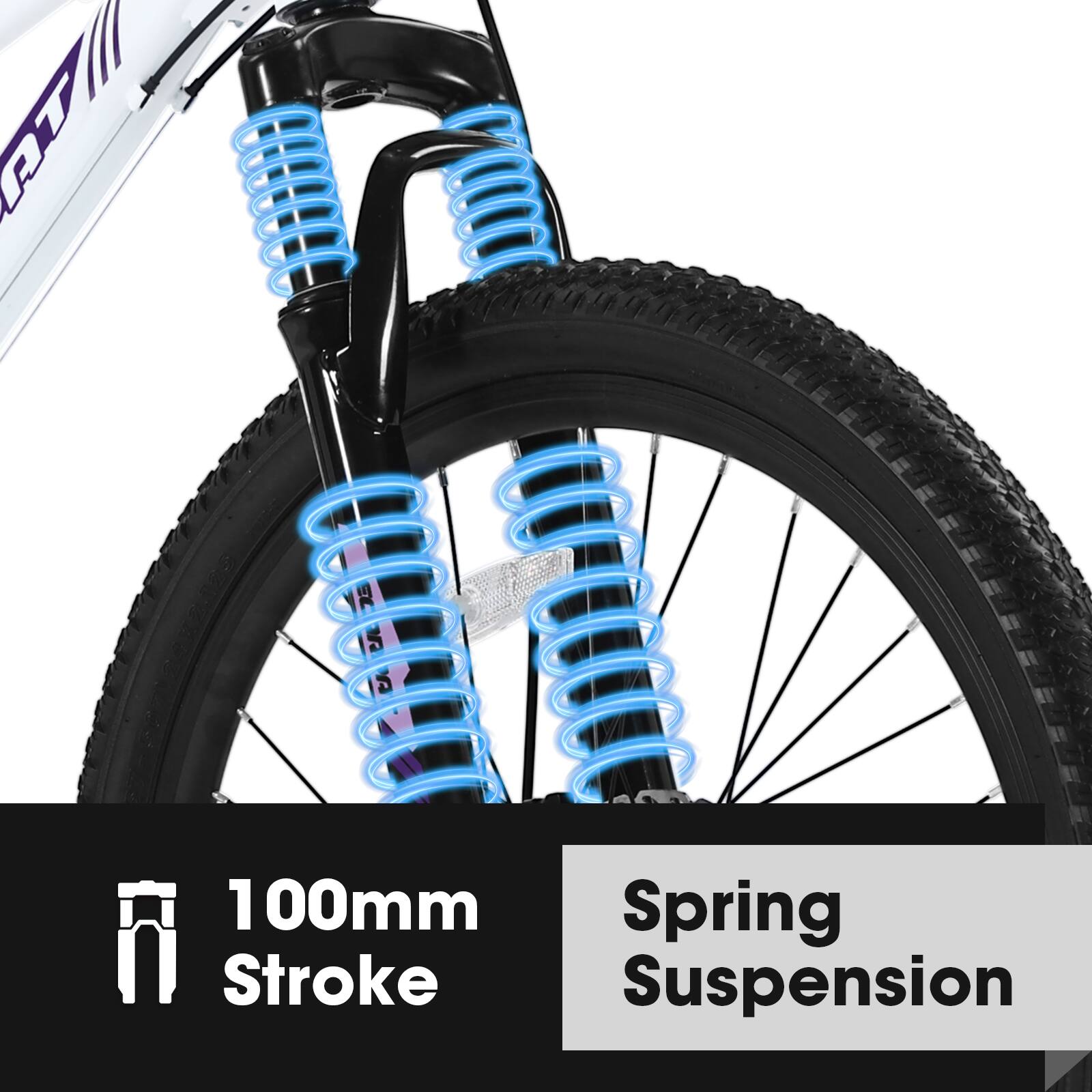 100mm Stroke Spring Suspension