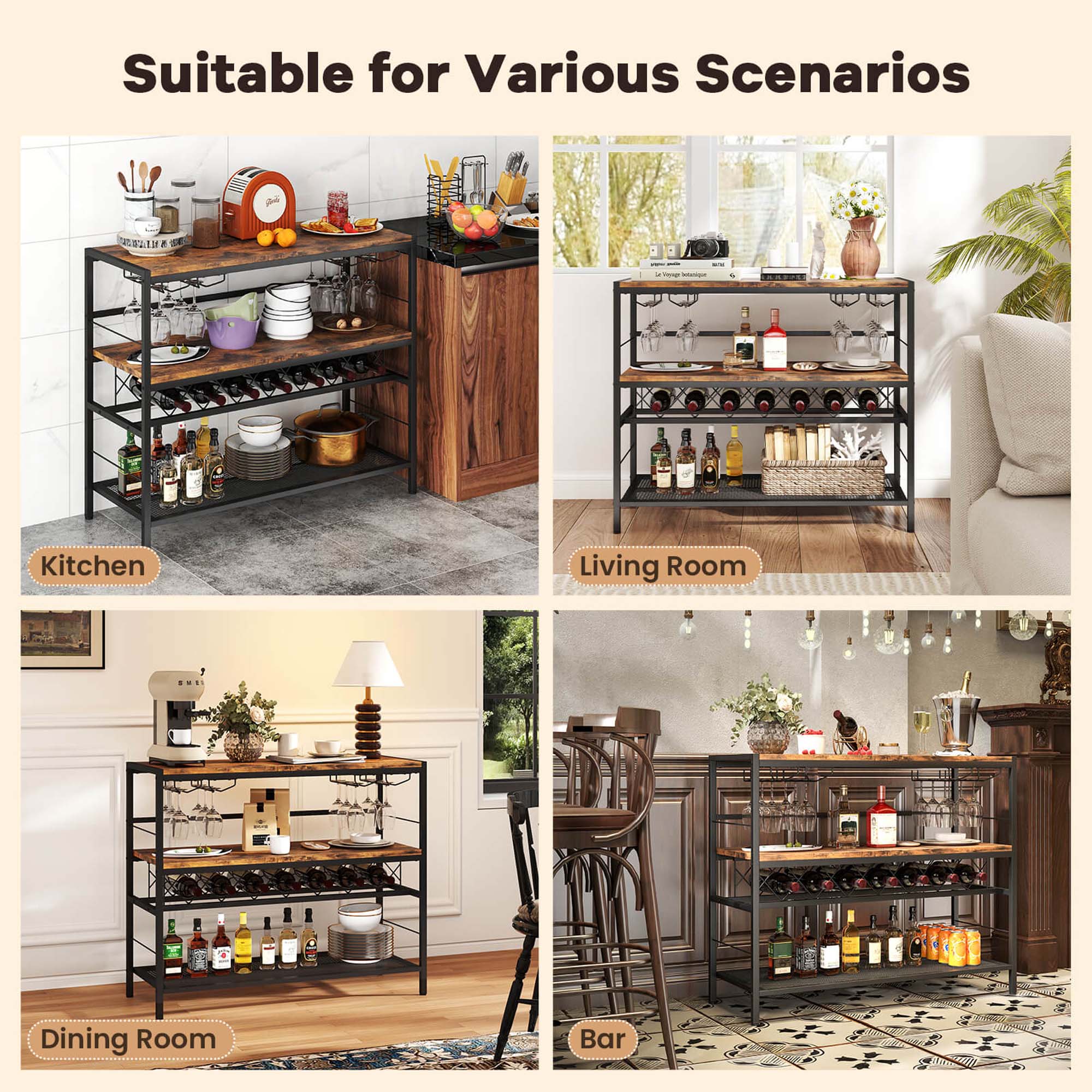Suitable for Various Scenarios

Kitchen
Living Room
Dining Room
Bar