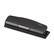 Front. Staples - Mini 3-Hole Punch, 6 Sheet Capacity, Black - Black.