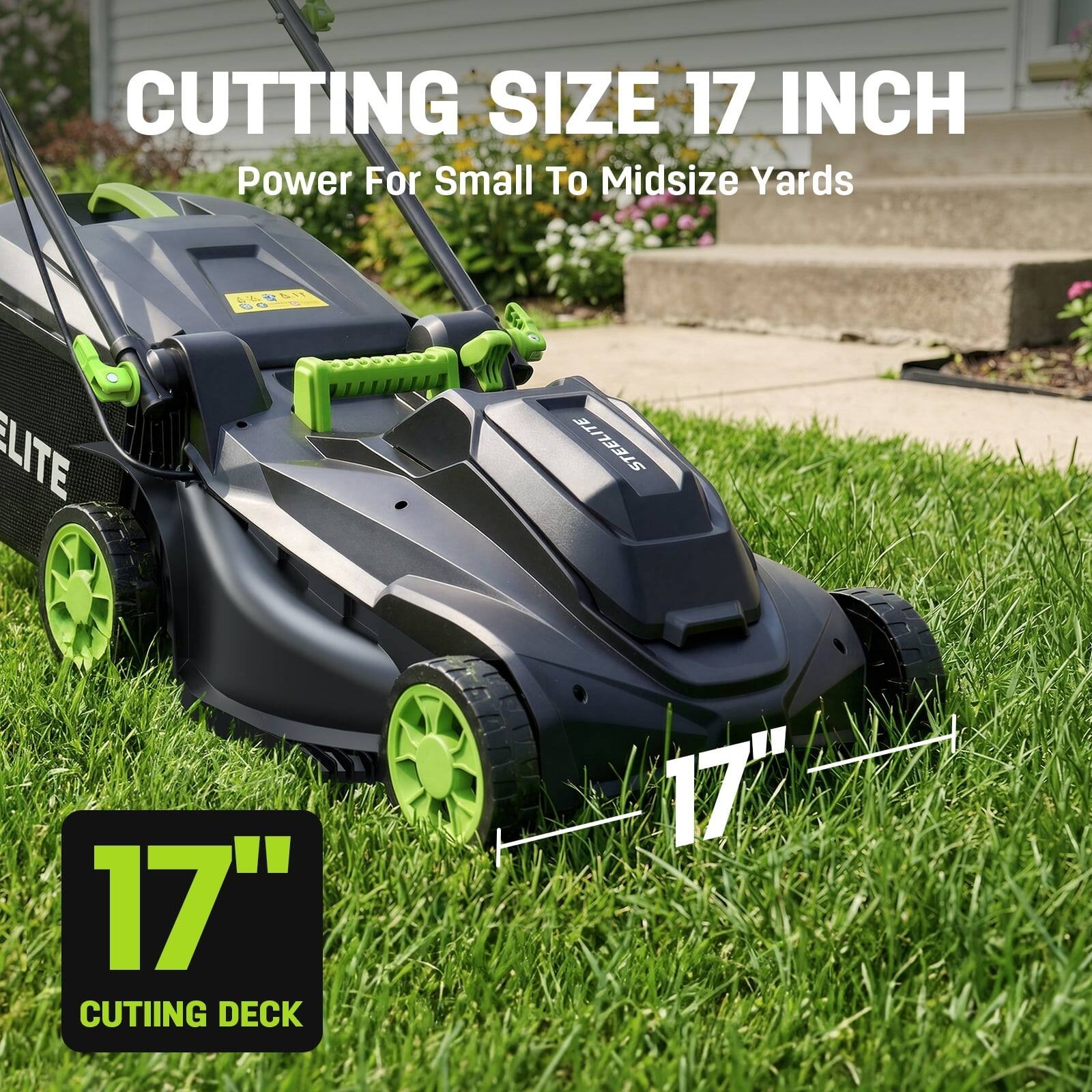 CUTTING SIZE 17 INCH  
Power For Small To Midsize Yards  
ELITE  
17" CUTTING DECK