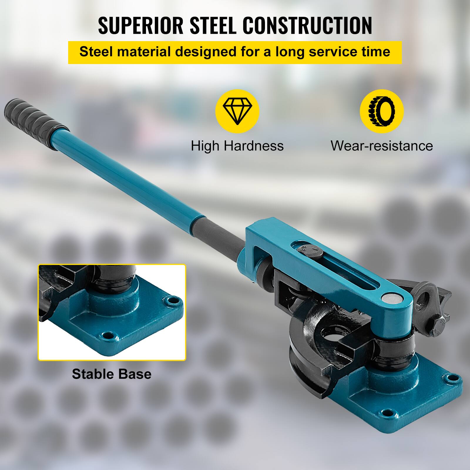 SUPERIOR STEEL CONSTRUCTION  
Steel material designed for a long service time

- High Hardness
- Wear-resistance
- Stable Base