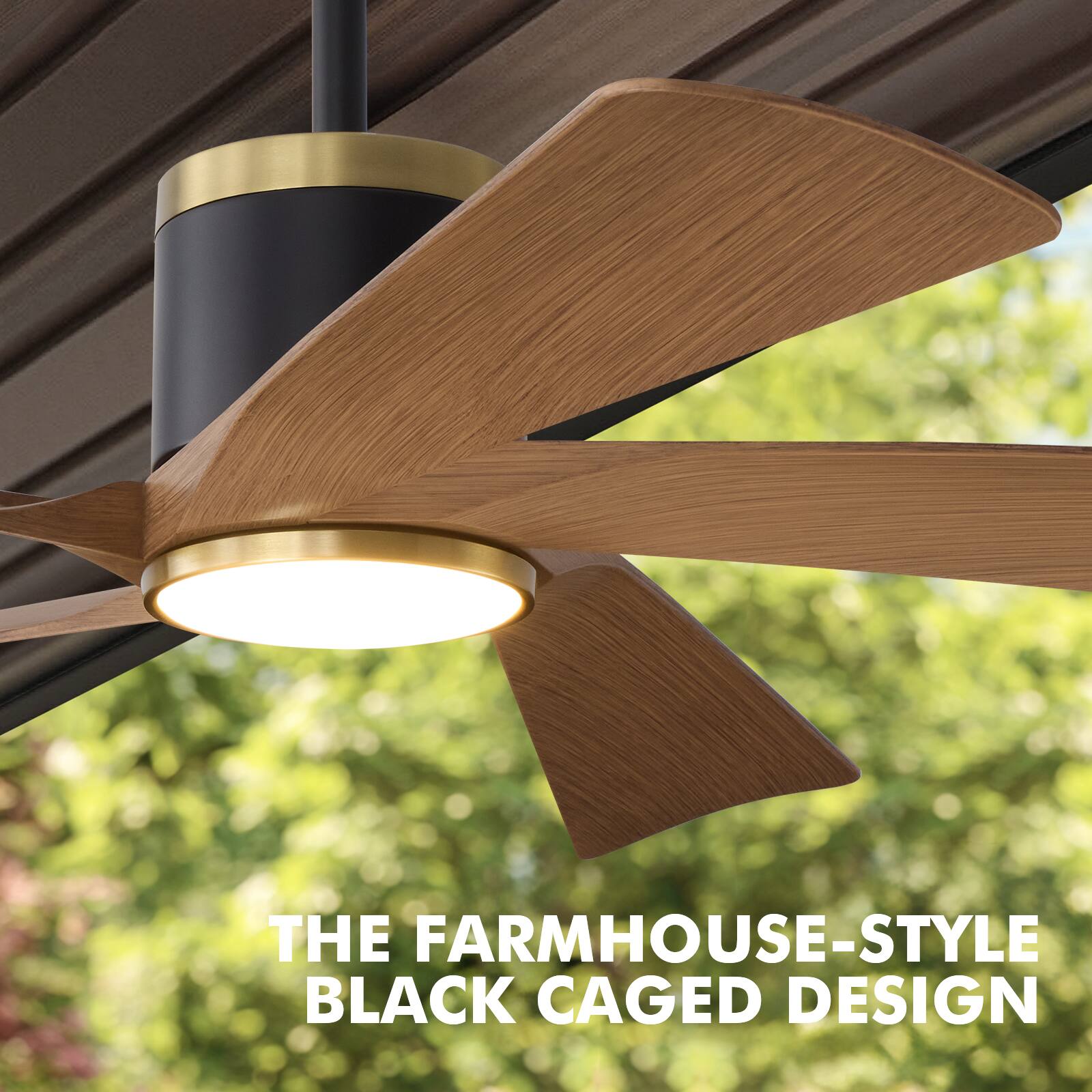 The Farmhouse-Style Black Caged Design