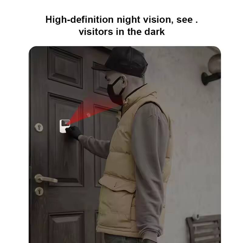 High-definition night vision, see visitors in the dark