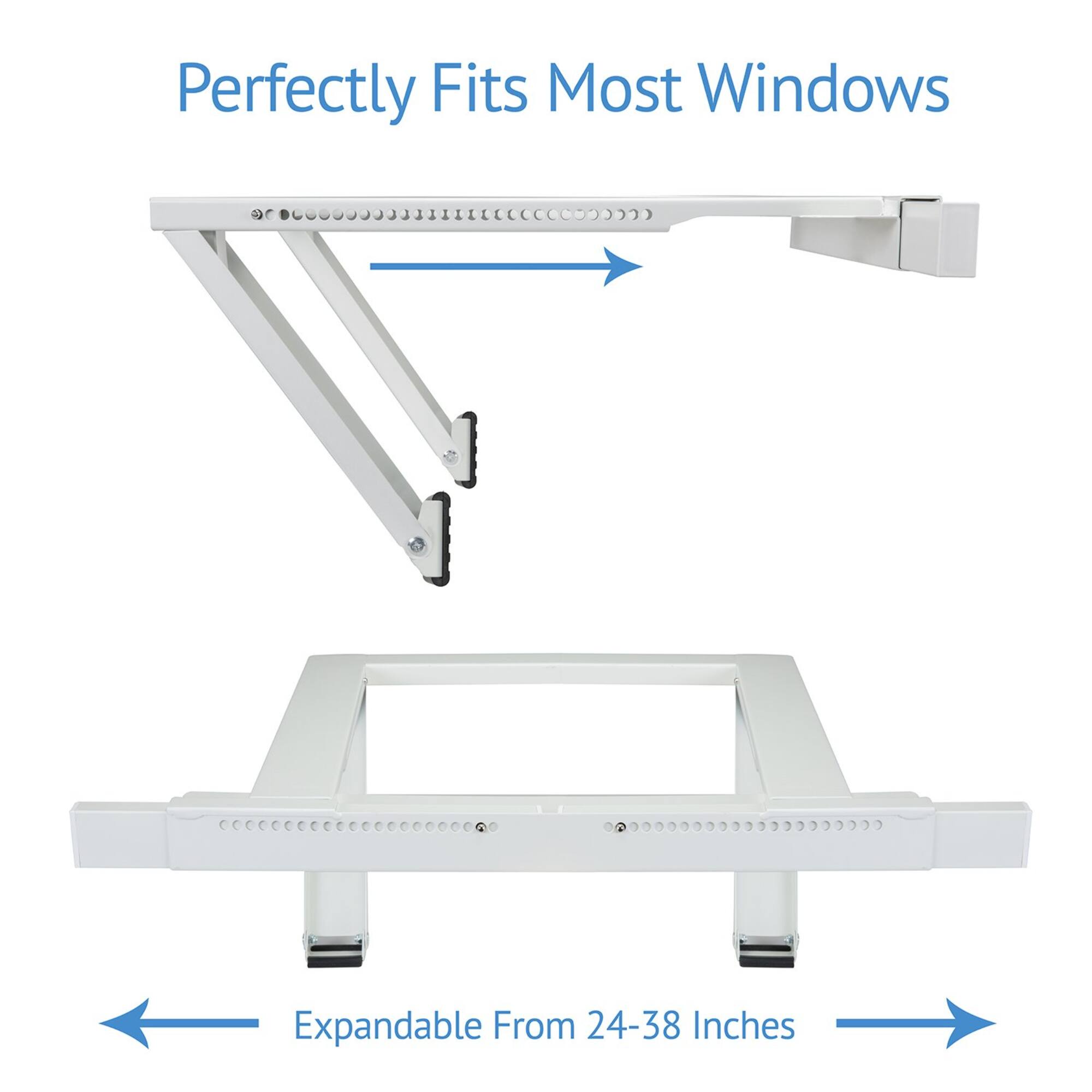 Perfectly Fits Most Windows  
Expandable From 24-38 Inches