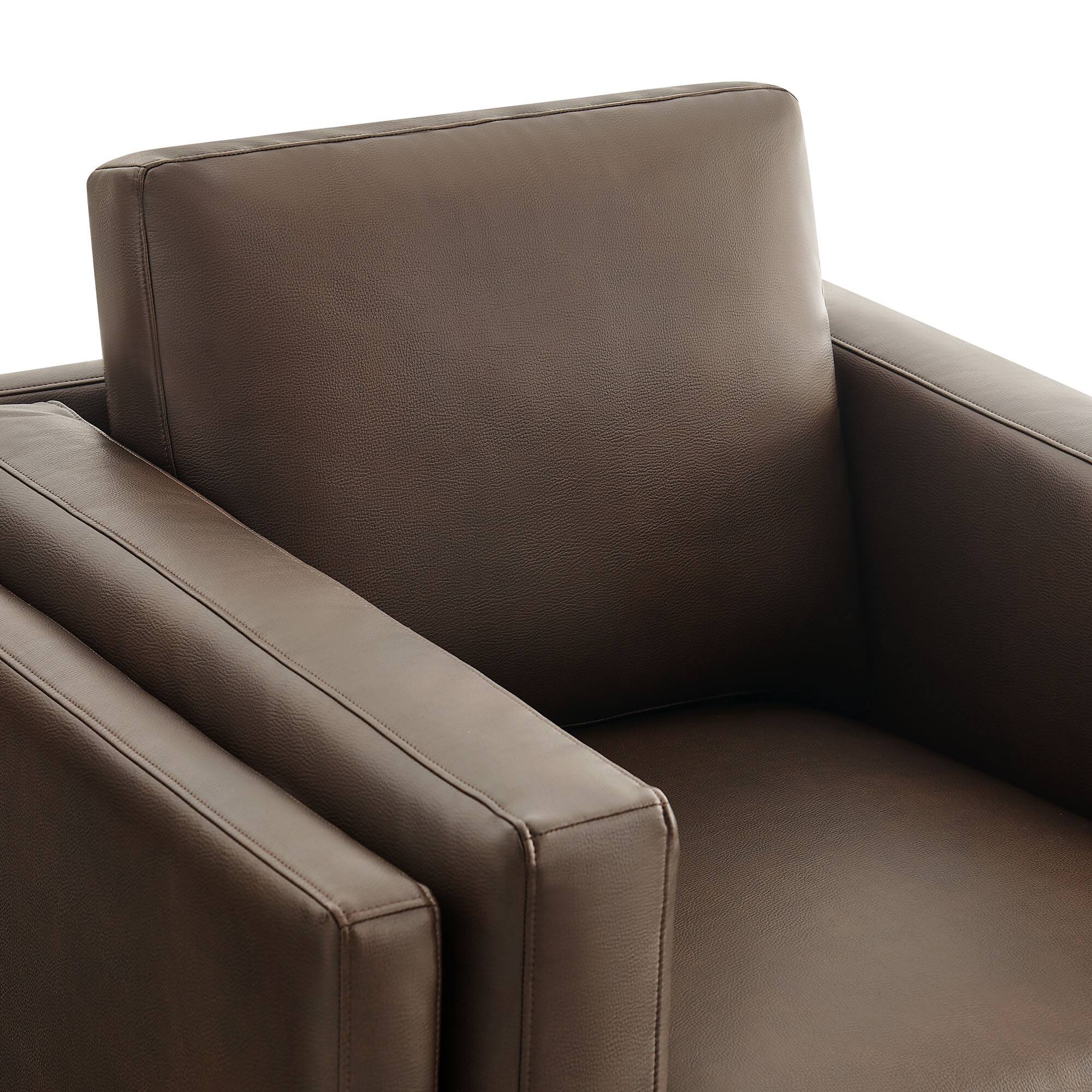 Alt View 6. Modway - Roscoe Upholstered Armchair - Espresso.