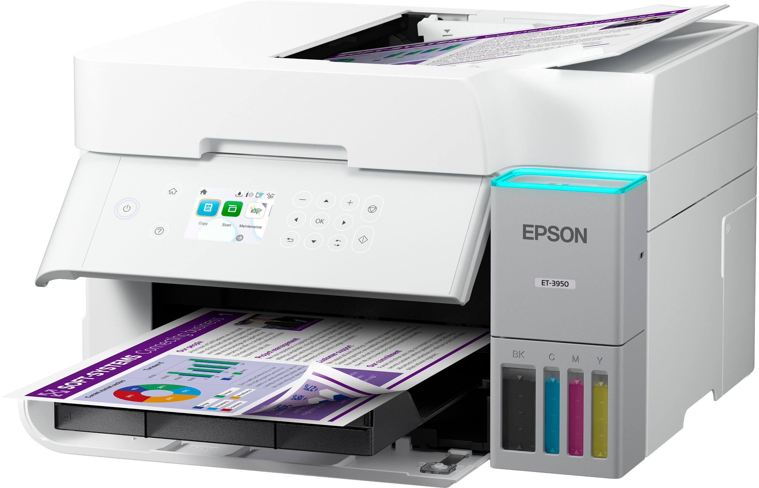 EPSON ET-3950 COMPACT PRINTER - COMPLETE MAINTENANCE KIT - COMPATIBLE WITH ESOFT-SYSTEMS SISTEAS SOFTWARE - SATISFACTION GUARANTEED