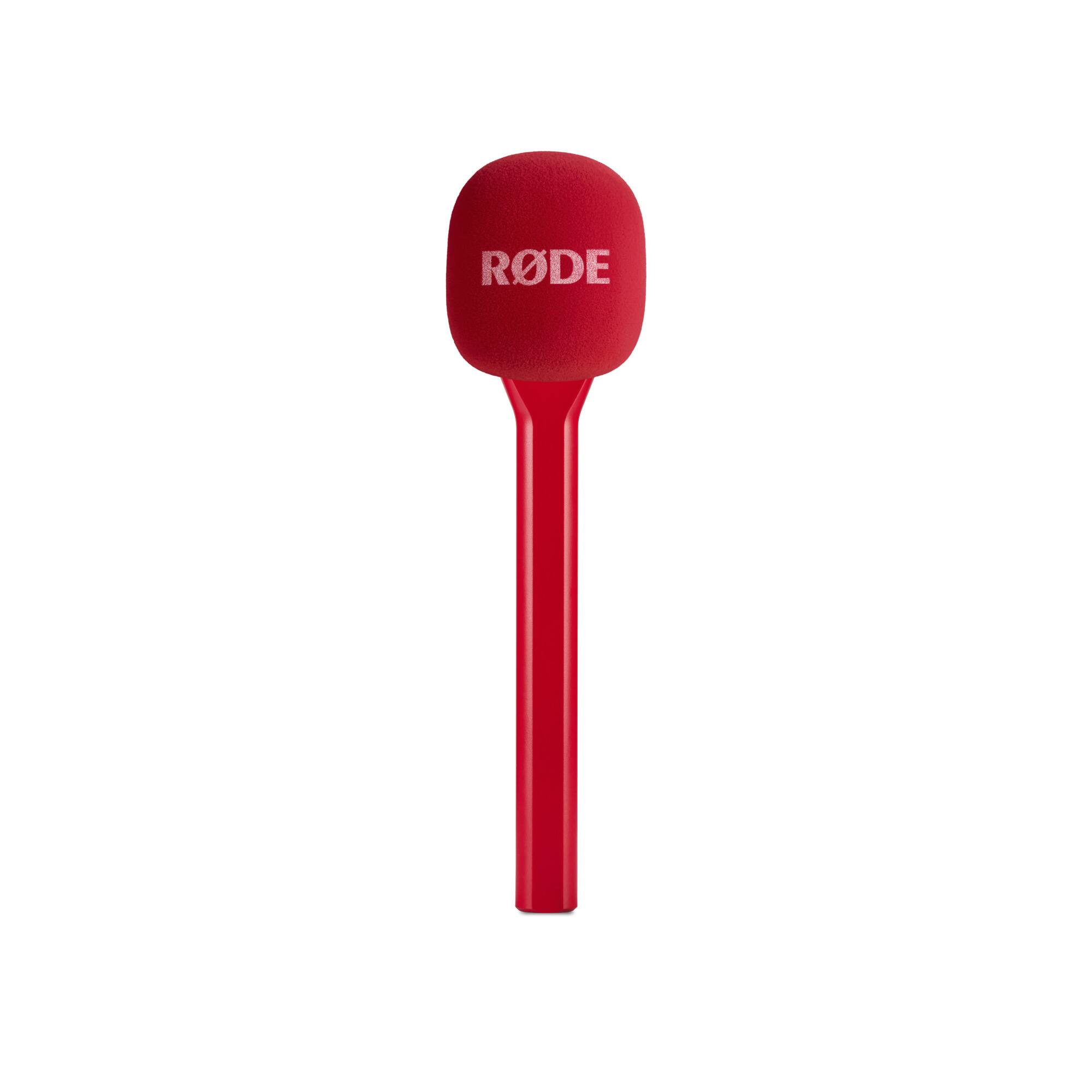RODE - Interview GO Handheld Adaptor for Wireless GO Transmitters (Red)