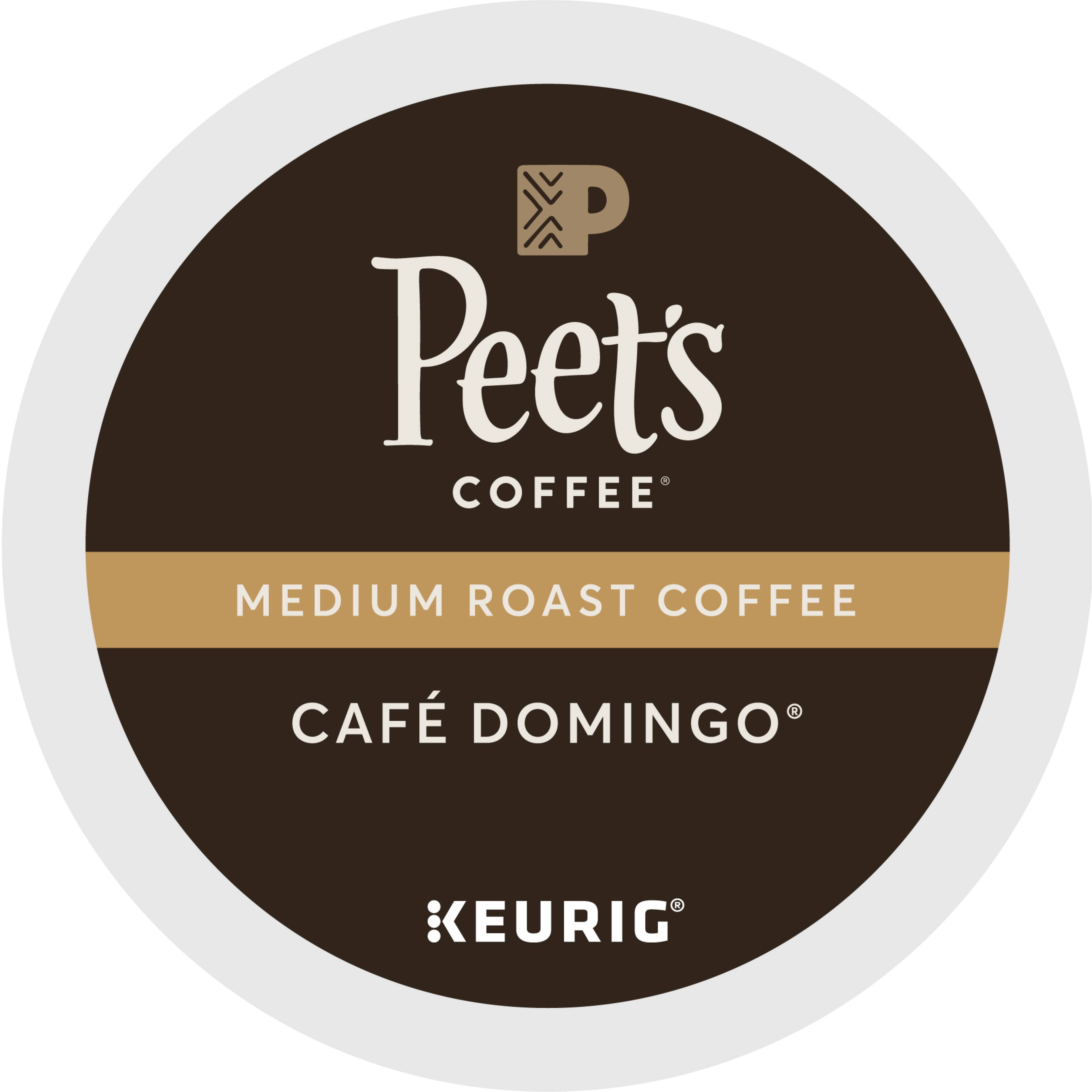 Alt View 12. Peet's Coffee - Peet's Coffee Cafe Domingo, Keurig Single Serve K-Cup Pods, Medium Roast Coffee, 22 Count.