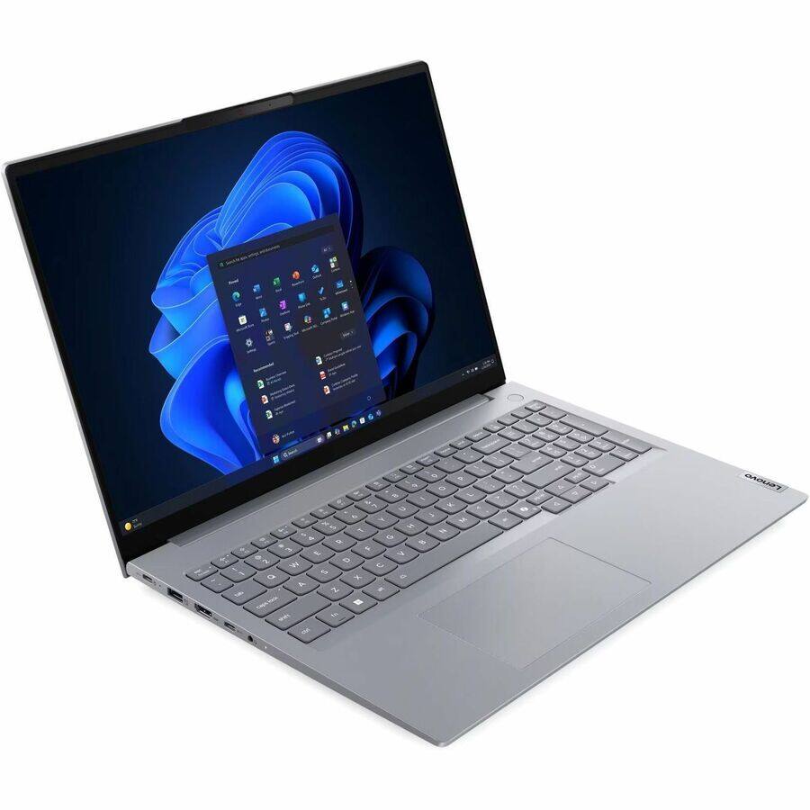 Alt View 4. Lenovo - Lenovo ThinkBook 16 G9 AHP 21UT0003US 16" Touchscreen Notebook - WUXGA - 120 Hz - AMD Ryzen 7 250 - 16 GB - 512 GB SSD - Arctic Gray.
