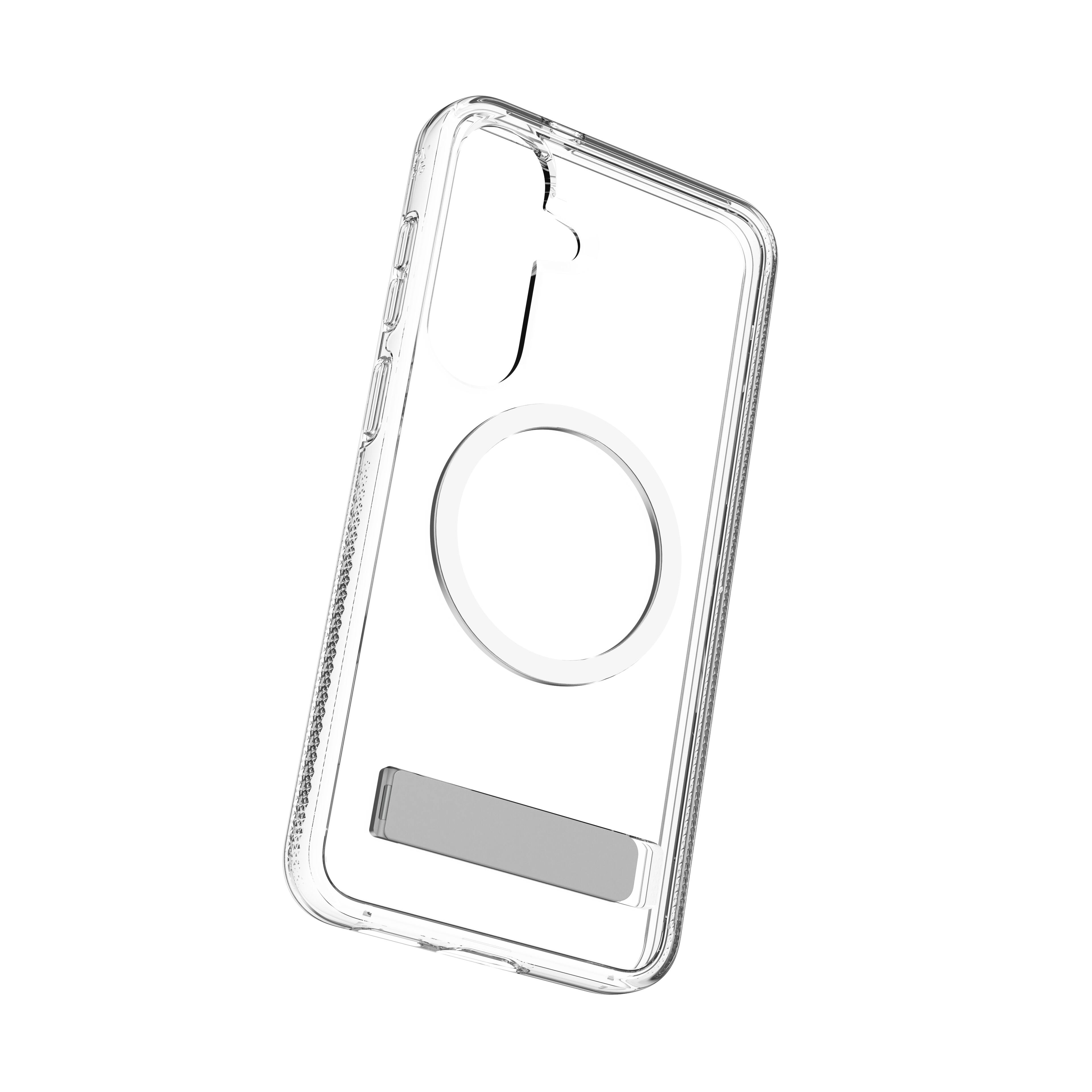 Alt View 9. ZAGG - Crystal Palace with Kickstand Case for Samsung Galaxy S26FE - Clear.