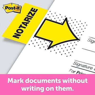 Post-it NOTARIZE

Mark documents without writing on them.

Signature C

For Private Use