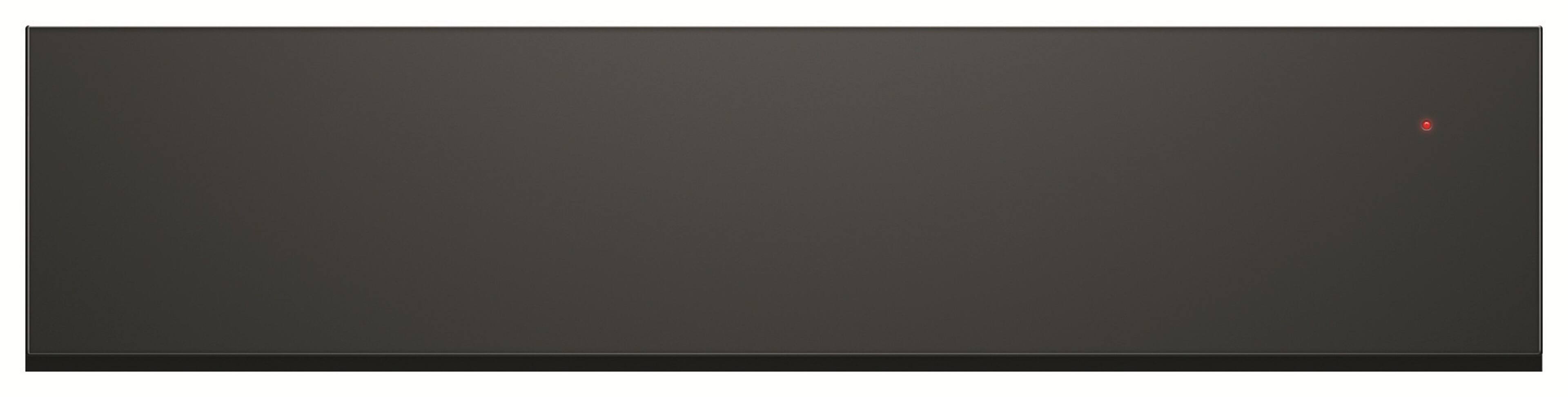 Front. Fisher & Paykel - 24" 6 place setting Built-in Warming Drawer, Push to Open - Minimal Black (Soft Black) - Black.