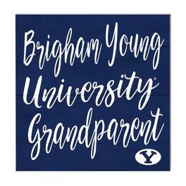 Jardine - BYU Cougars 10'' x 10'' Grandparent Plaque - Navy