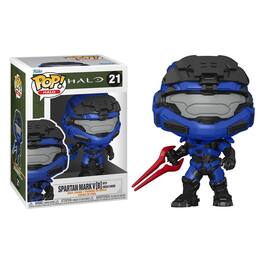 Halo Infinite Funko POP Vinyl Figure | Spartan Mark V w/ Red Energy Sword CHASE - Blue