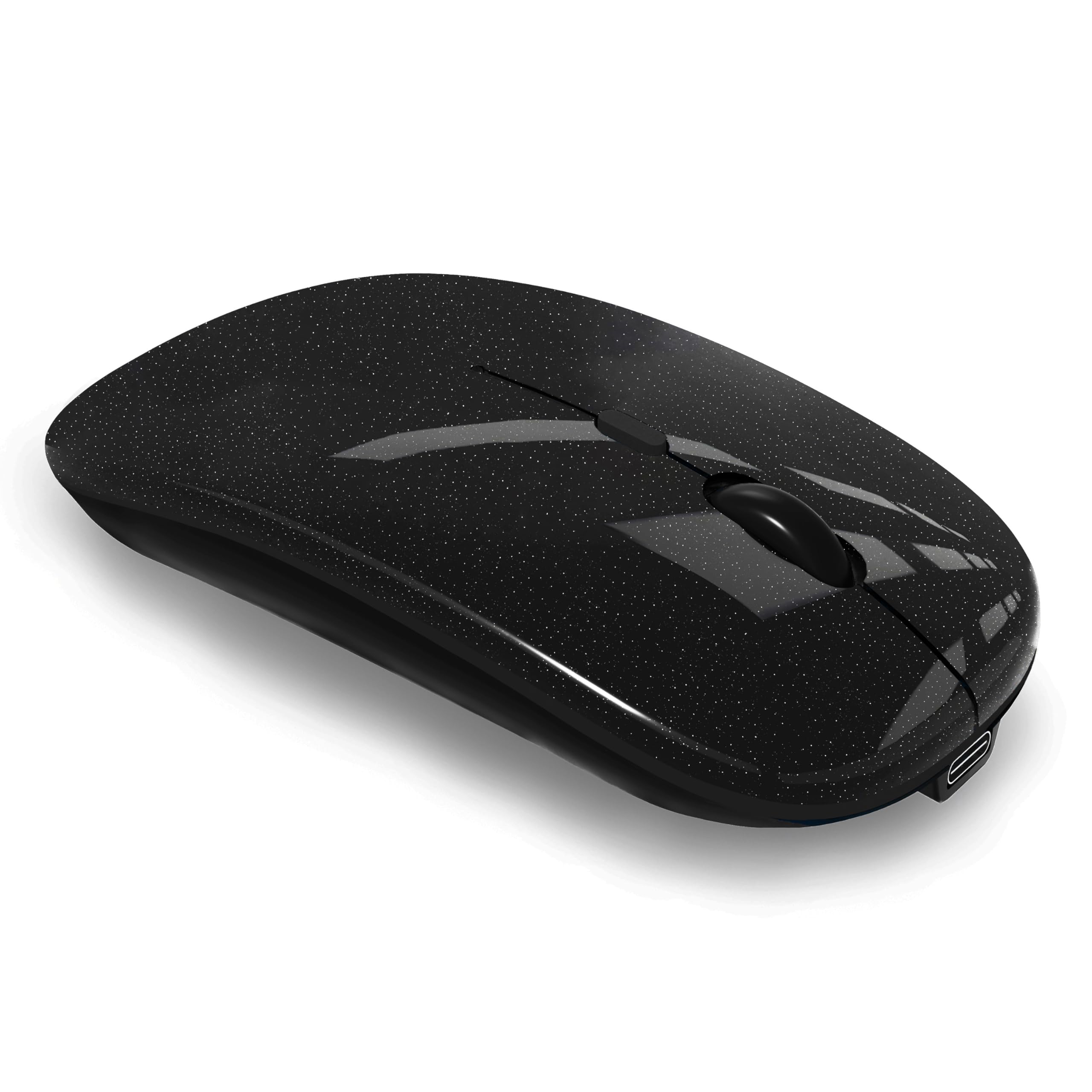 Bright Black Wireless Bluetooth Mouse