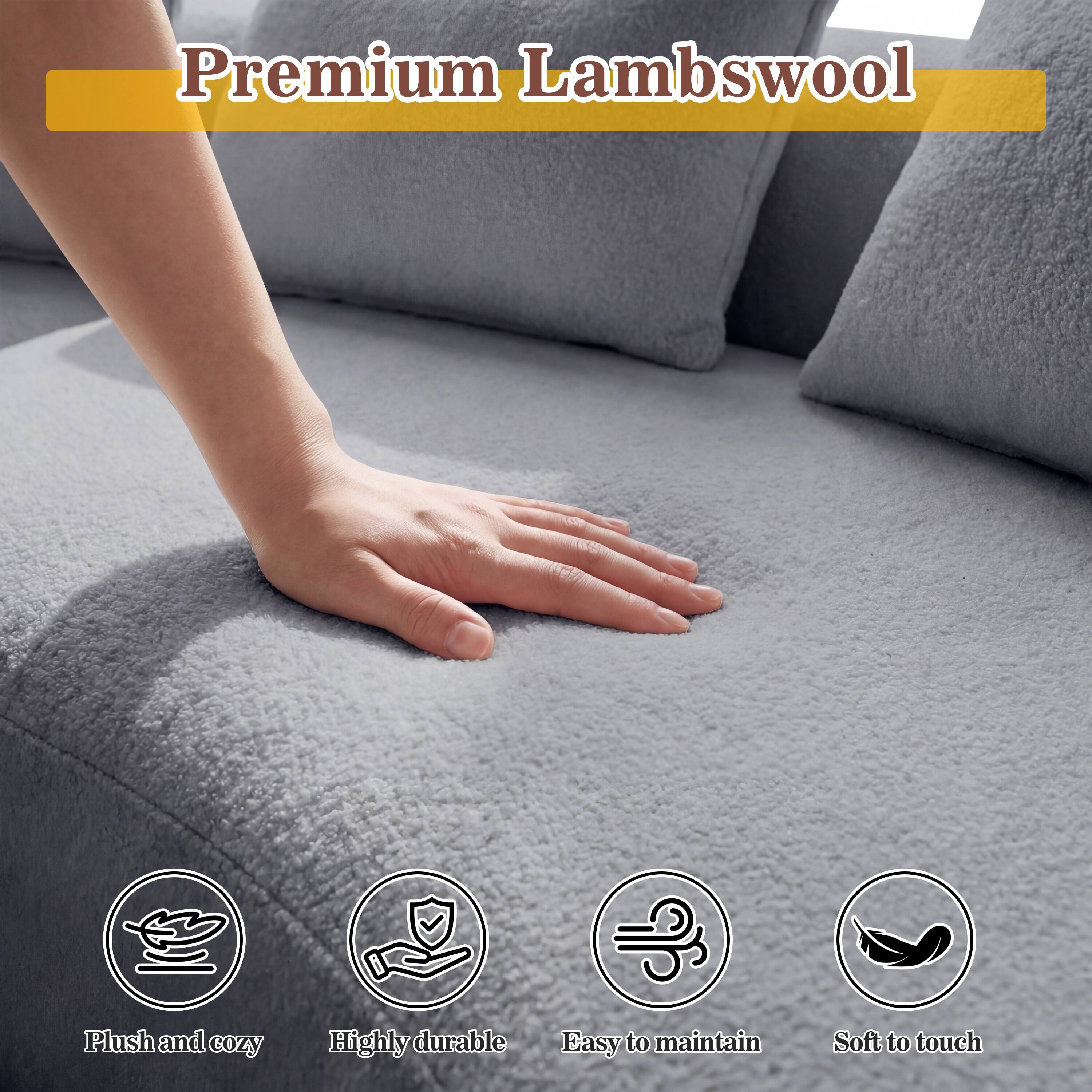 Premium Lambswool

- Plush and cozy
- Highly durable
- Easy to maintain
- Soft to touch