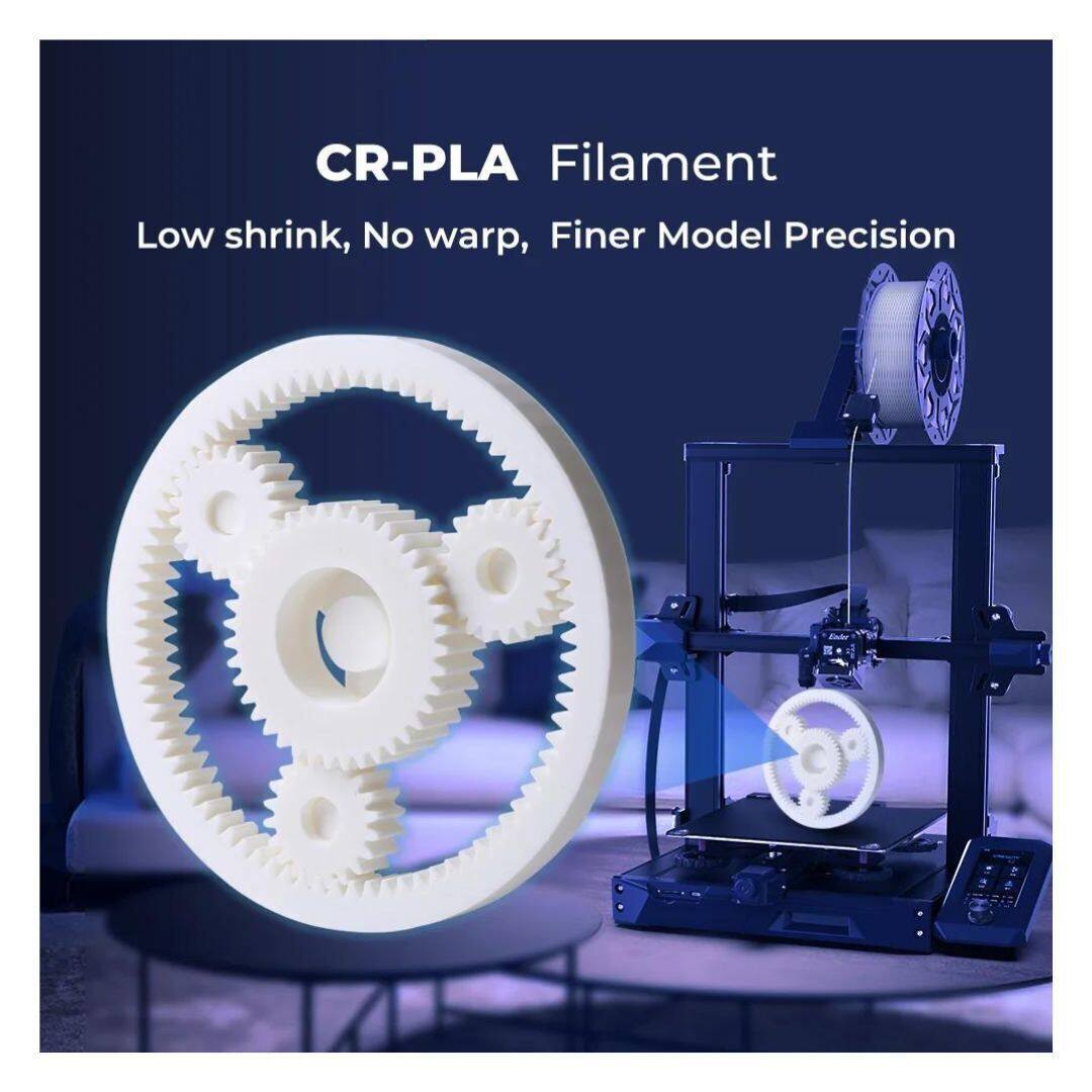 CR-PLA Filament  
Low shrink, No warp, Finer Model Precision