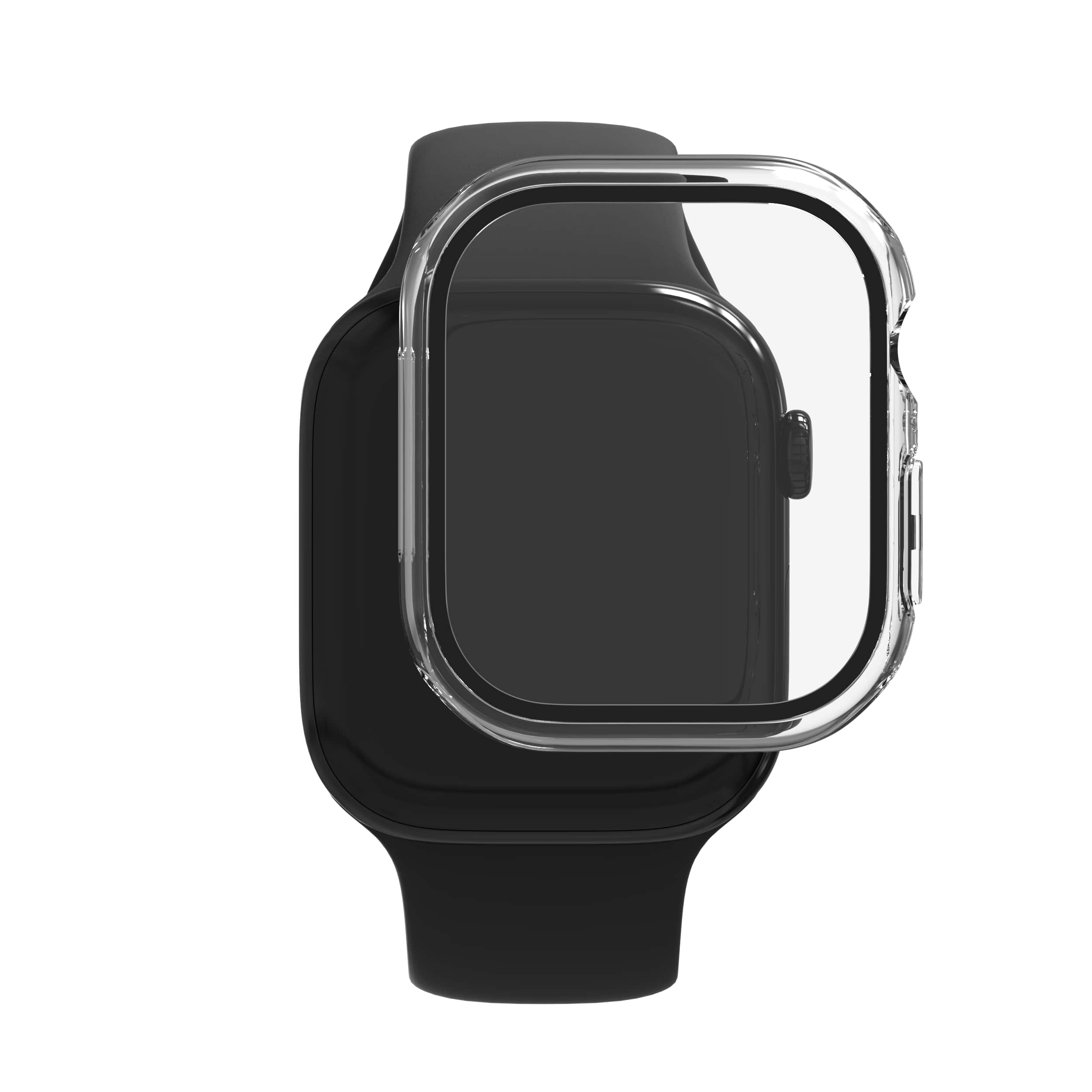 Alt View 14. ZAGG - InvisibleShield Glass Elite 360 Integrated Bumper + Screen Protection for Apple Watch Series 11/10 Small - Clear.