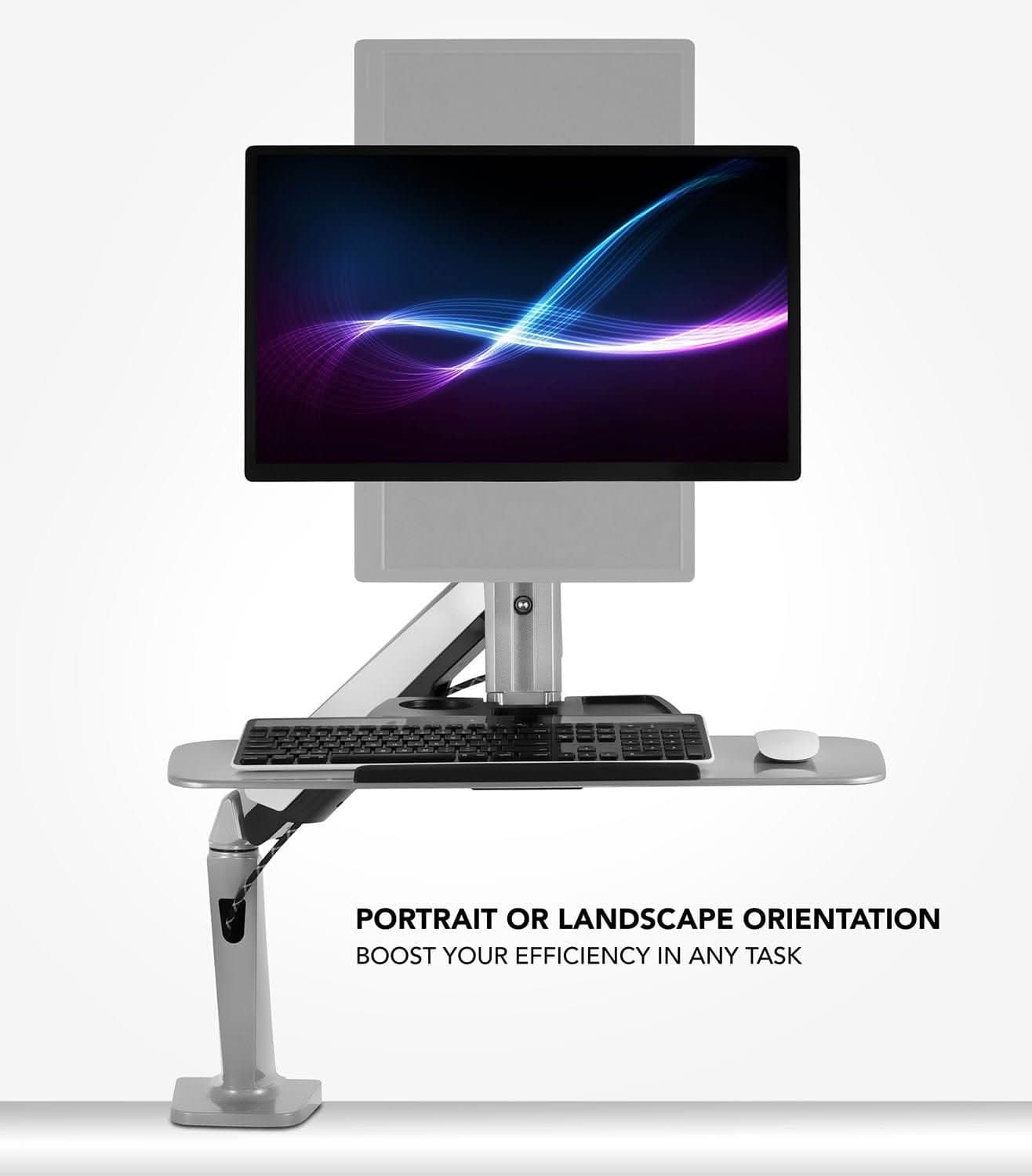 PORTRAIT OR LANDSCAPE ORIENTATION  
BOOST YOUR EFFICIENCY IN ANY TASK