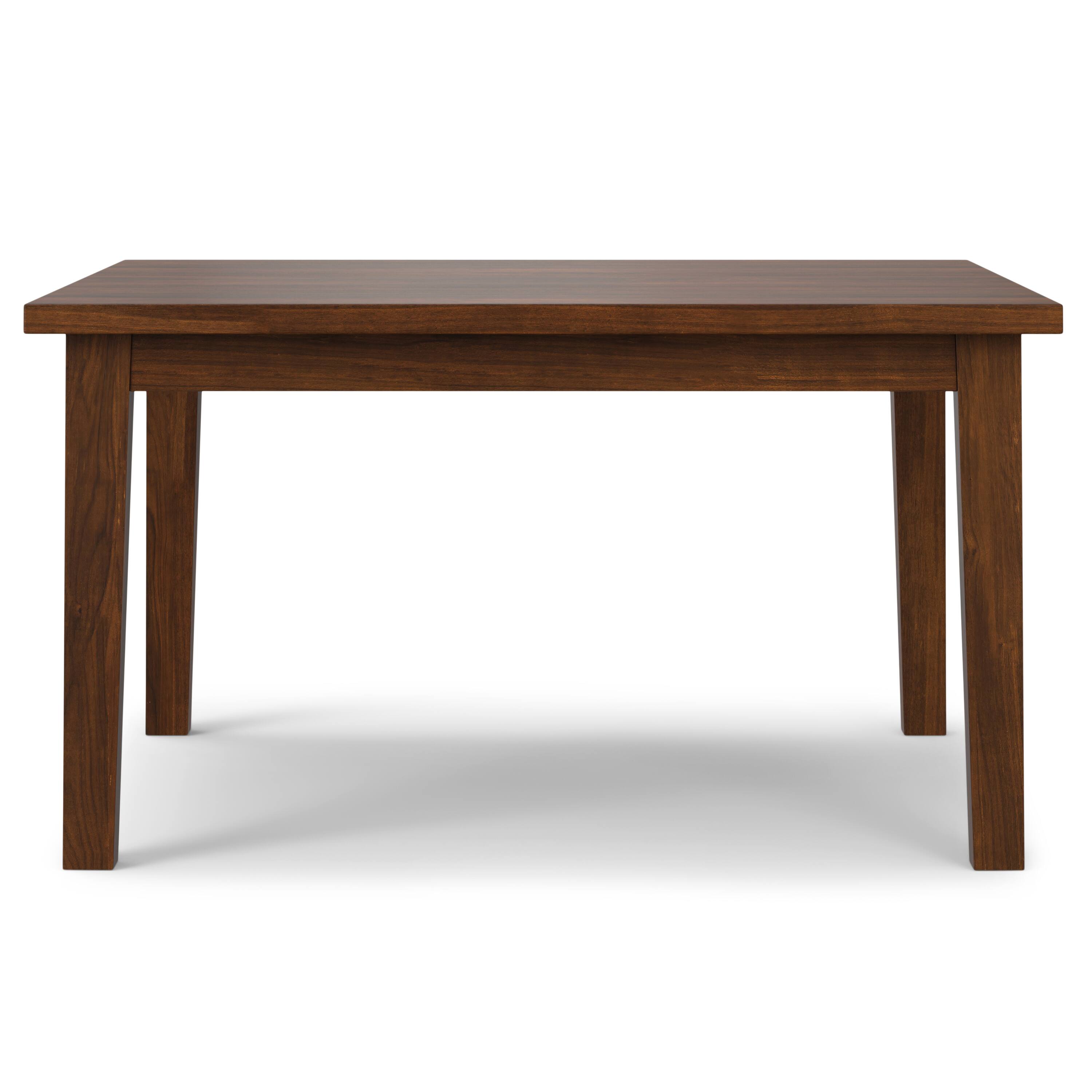 Alt View 1. Simpli Home - Eastwood 54 inch x 54 inch Square Contemporary Dining Table in Walnut - Walnut.