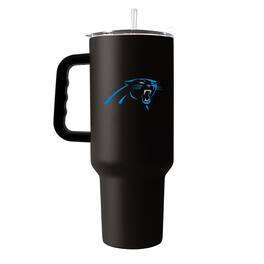 Logo Brands - Carolina Panthers 40oz. Travel Tumbler with Handle - Multicolor