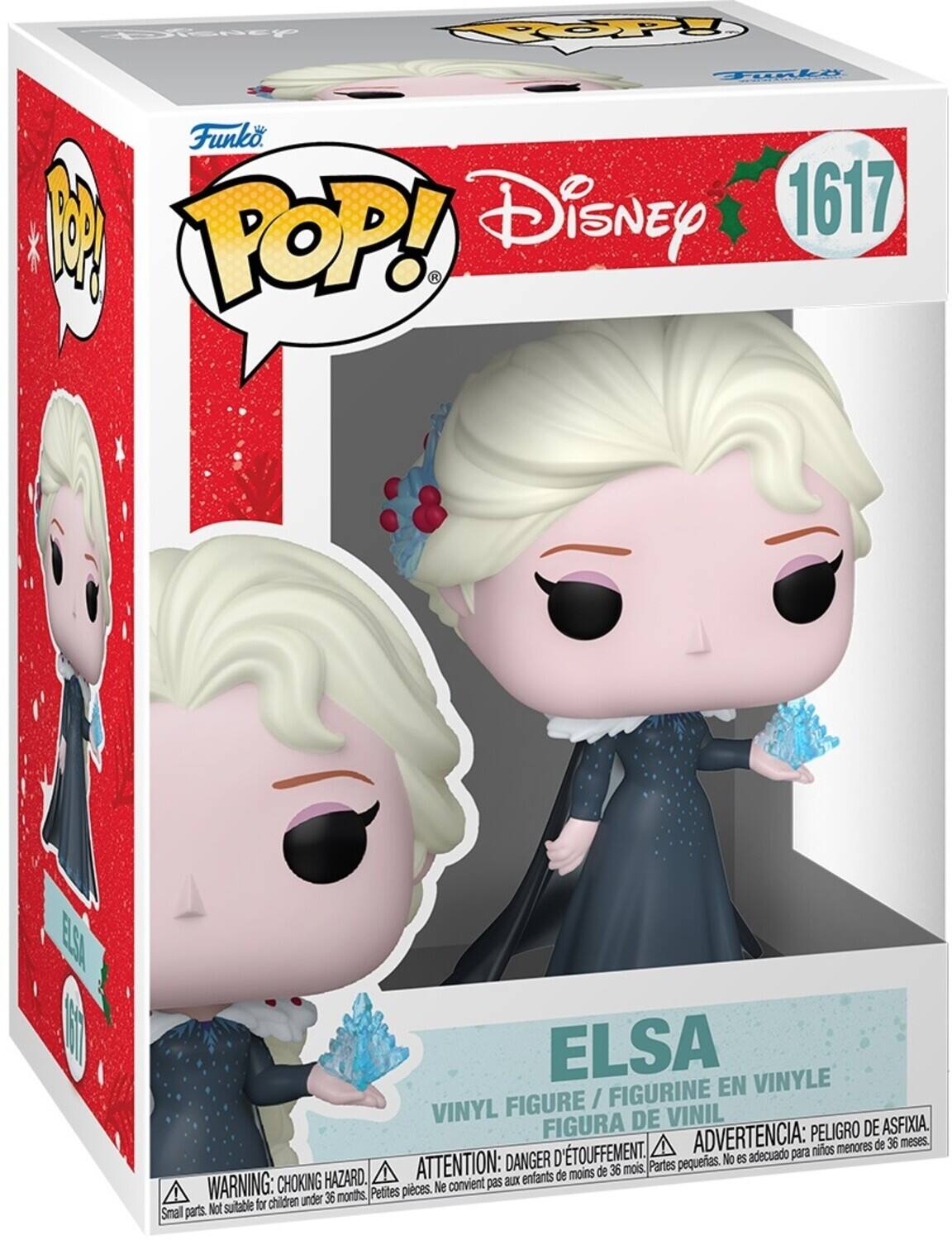 Elsa FOP Fki Funko MM Disney 1617 POP! J ESAA  
ELSA VINYLE FIGURINE EN FIGURE / VINYL DE VINIL FIGURA  
PELIGRO DE ASFIXIA. D'TOUFFEMENT. ADVERTENCIA: para niños menores de 36 meses. DANGER petites. No es adecuado HAZARD. ATTENTION: aux enfants de moins de 36 mois. Partes WARNING: CHOKING Petites pièces. Ne convient pas for children under 36 months. Small parts. Not suitable.