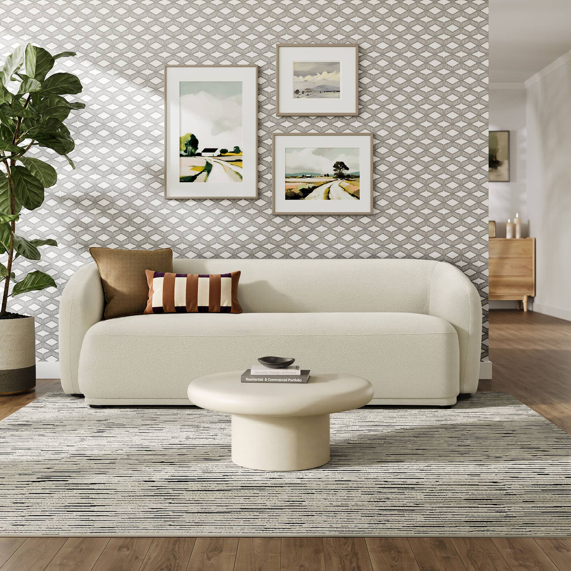 a Comfortable living room