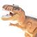 Back. JuzToys - Remote Control Dinosaur Toy, Walking T-Rex with Light & Sound Effects, RC Dino Toy for Kids – Brown - Brown.