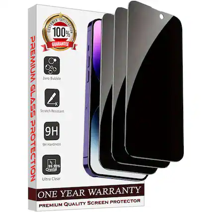 CUSTOMER 100% SATISFACTION GUARANTEE
PREMIUM GLASS PROTECTION
- Zero Bubble
- Scratch Resistant
- 9H Hardness
- 99.99% Crystal
- Ultra Clear
ONE YEAR WARRANTY
PREMIUM QUALITY SCREEN PROTECTOR