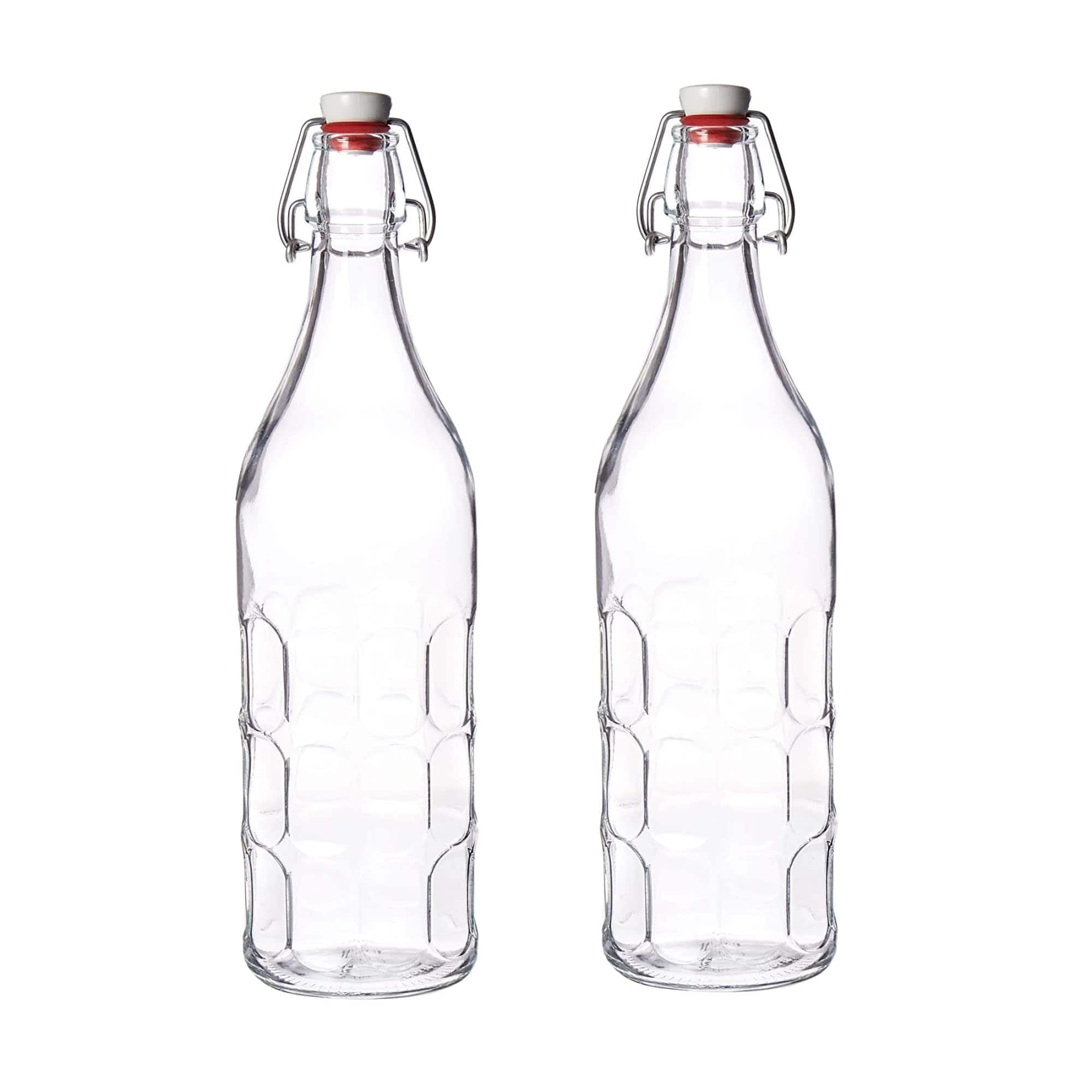 Bormioli Rocco - Moresca Swing Top Bottles Set of 2, 33.75 oz Airtight Glass - Clear price history on PriceWatchPro