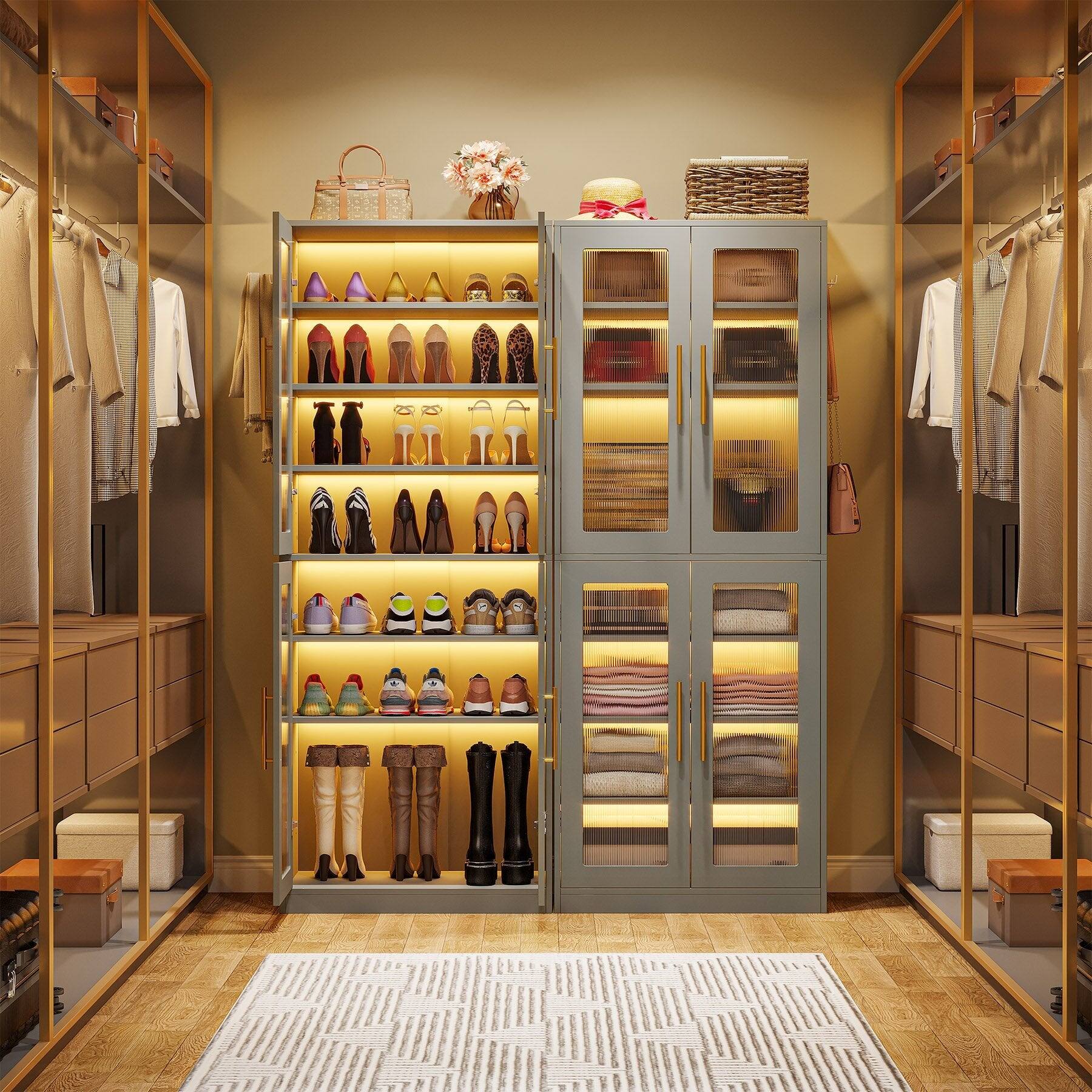 Tribesigns Office Storage Cabinet with Storage Shelves, for Everyday ...