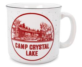 Silver Buffalo - Friday the 13th Camp Crystal Lake Ceramic Camper Mug | Holds 20 Ounces - Red