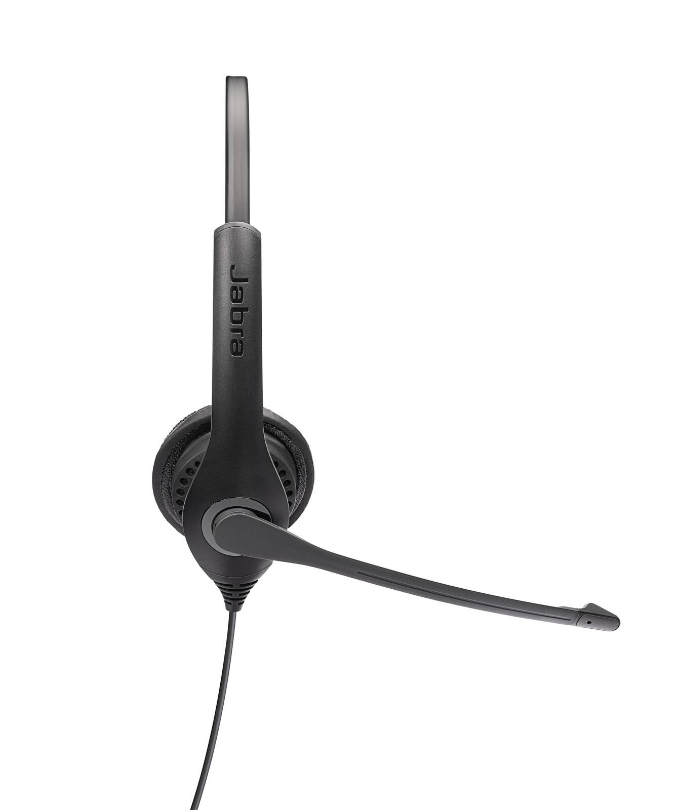 Back. Jabra - Jabra Biz 1100 EDU Headset - Stereo - USB, Mini-phone (3.5mm) - Wired - 80 Hz to 20 kHz - On-ear, Over-the-head - Red.