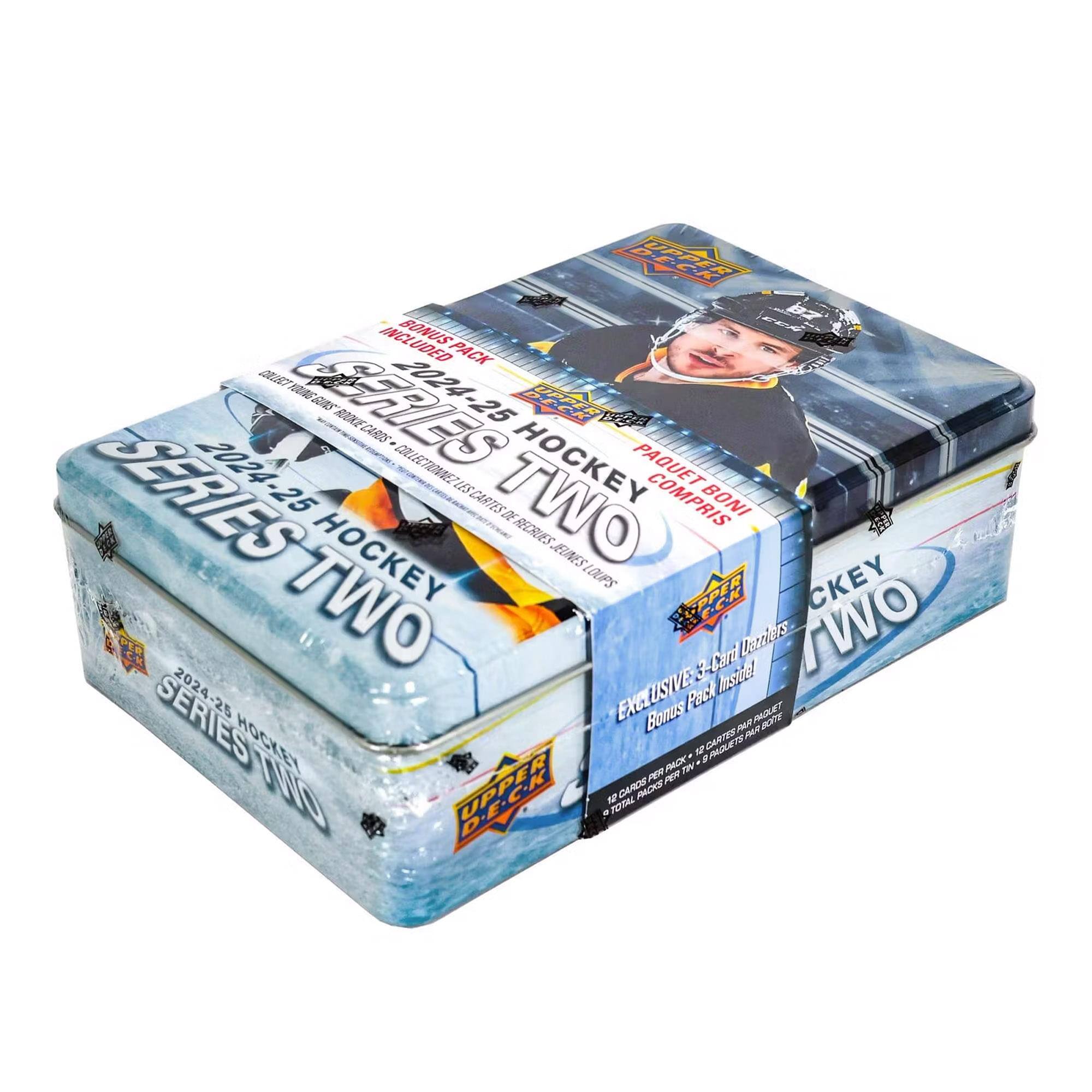 Sure, here is the corrected and grouped text from the image:

---

**Upper Deck Hockey Series Two**

**2024-25**

**Bonus Pack Inside!**

**Exclusive 3-Car Collection!**

**18 Cards Per Pack**

**12 Packs Per Box**

**Bonus Pack Compris!**

**Pack de Bonus!**

**Upper Deck Hockey**

**Upper Deck**

**Upper Deck Hockey Series Two**

**2024-25**

**Upper Deck Hockey Series Two**

**Upper Deck Hockey Series Two**

**Upper Deck Hockey Series Two**

**Upper Deck Hockey Series Two**

**Upper Deck Hockey Series Two**

**Upper Deck Hockey Series Two**

**Upper Deck Hockey Series Two**

**Upper Deck Hockey Series Two**

**Upper Deck Hockey Series Two**

**Upper Deck Hockey Series Two**

**Upper Deck Hockey Series Two**

**Upper Deck Hockey Series Two**

**Upper Deck Hockey Series Two**

**Upper Deck Hockey Series Two**

**Upper Deck Hockey Series Two**

**Upper Deck Hockey Series Two**

**Upper Deck Hockey Series Two**

**Upper Deck Hockey Series Two**

**Upper Deck Hockey Series Two**

**Upper Deck Hockey Series Two**

**Upper Deck Hockey Series Two**

**Upper Deck Hockey Series Two**

**Upper Deck Hockey