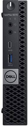 Dell - Refurbished Excellent - Optiplex 5070 Micro i5-9500T 16GB 512GB Windows 11 Pro - Black