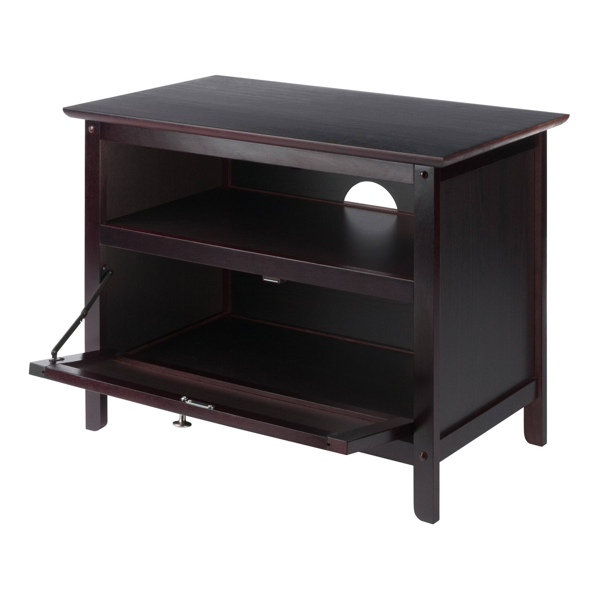 Winsome Wood Zara TV & Media Stand Espresso - Best Buy