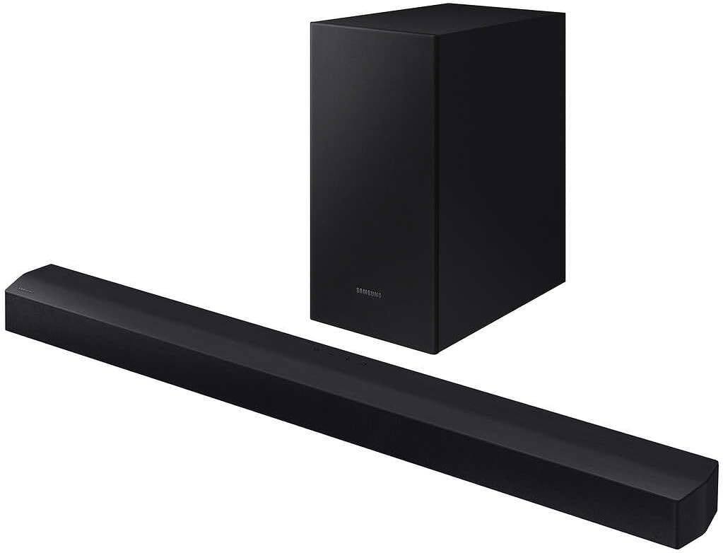 Front. Samsung - Samsung HW-C43C 2.1 Channel Soundbar and Subwoofer with DTS Virtual:X (2023) - Titan Black.