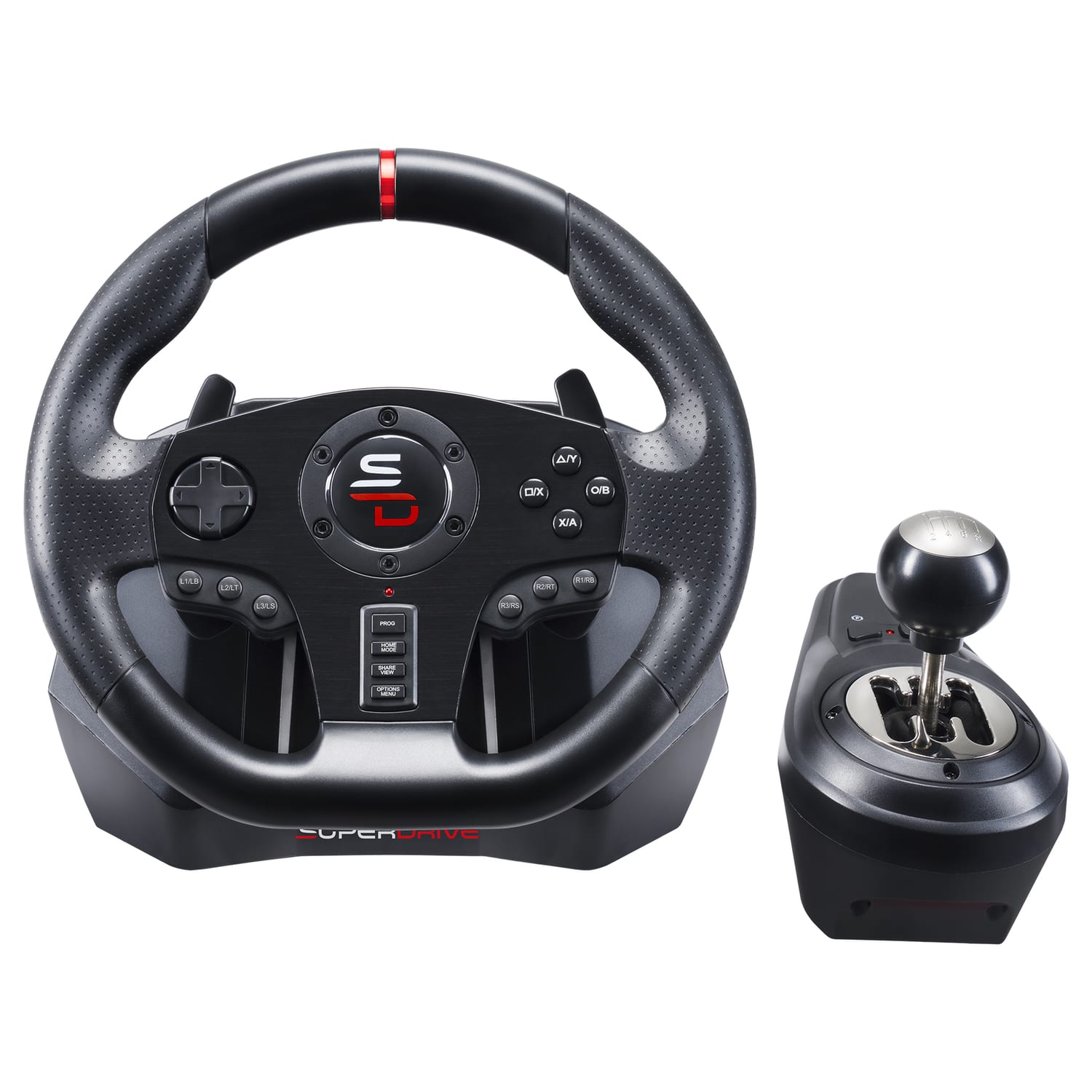 Subsonic GS 850 X Racing Wheel, Gearshift, Pedal Set for PS4, Xbox