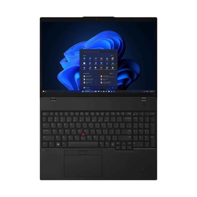Alt View 2. Lenovo - Lenovo ThinkPad L16 16" WUXGA Touchscreen,Intel Ultra 5 225U,16GB RAM,512GB SSD,Fingerprint,Win 11,Black - Black.