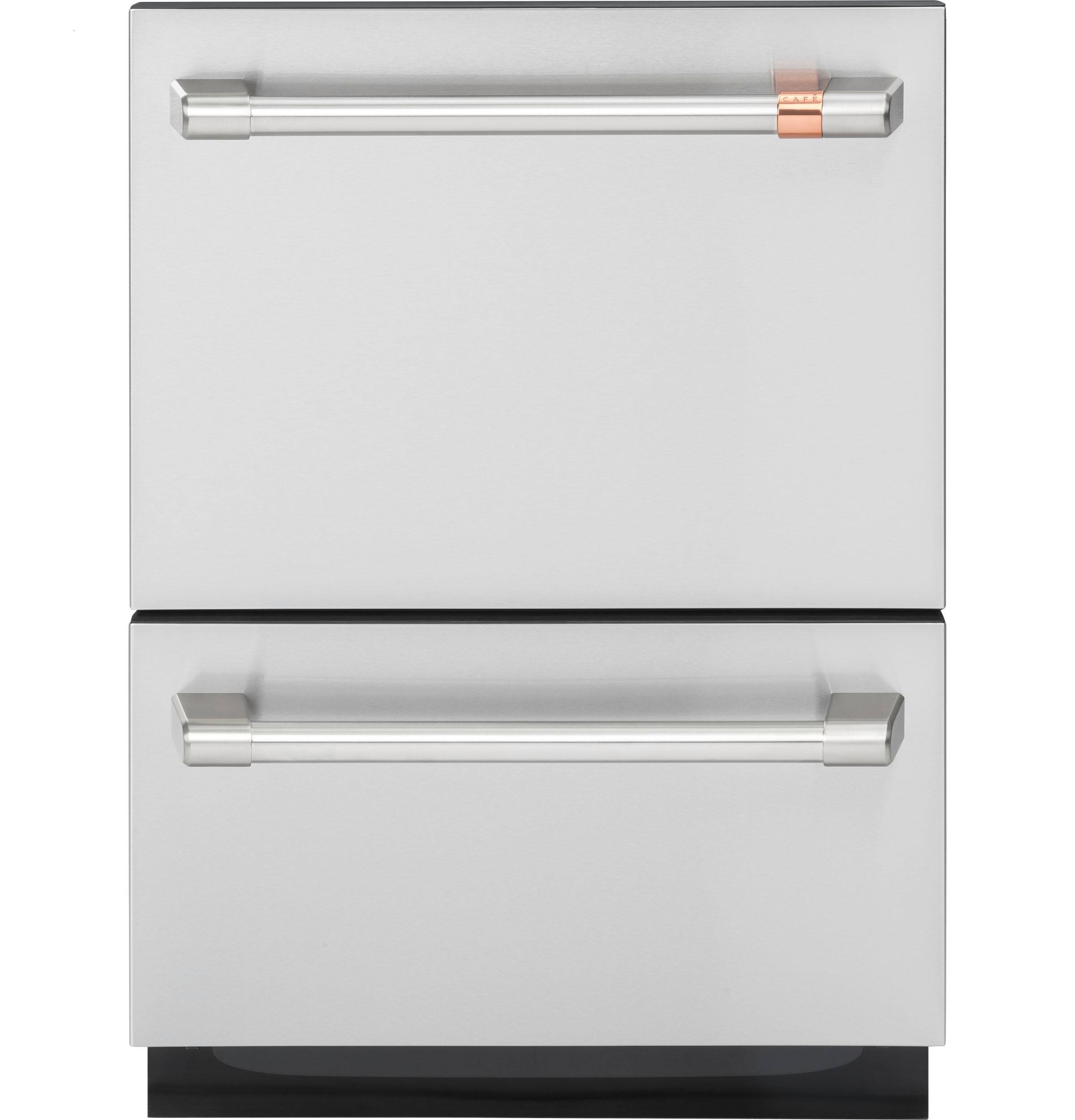 Alt View 37. Café - 24" Top Control Built-In Double Drawer Dishwasher, Customizable - Stainless Steel.