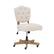 Alt View 13. Linon Home Décor - Upholstered Barrel Swivel Office Chair - Natural.