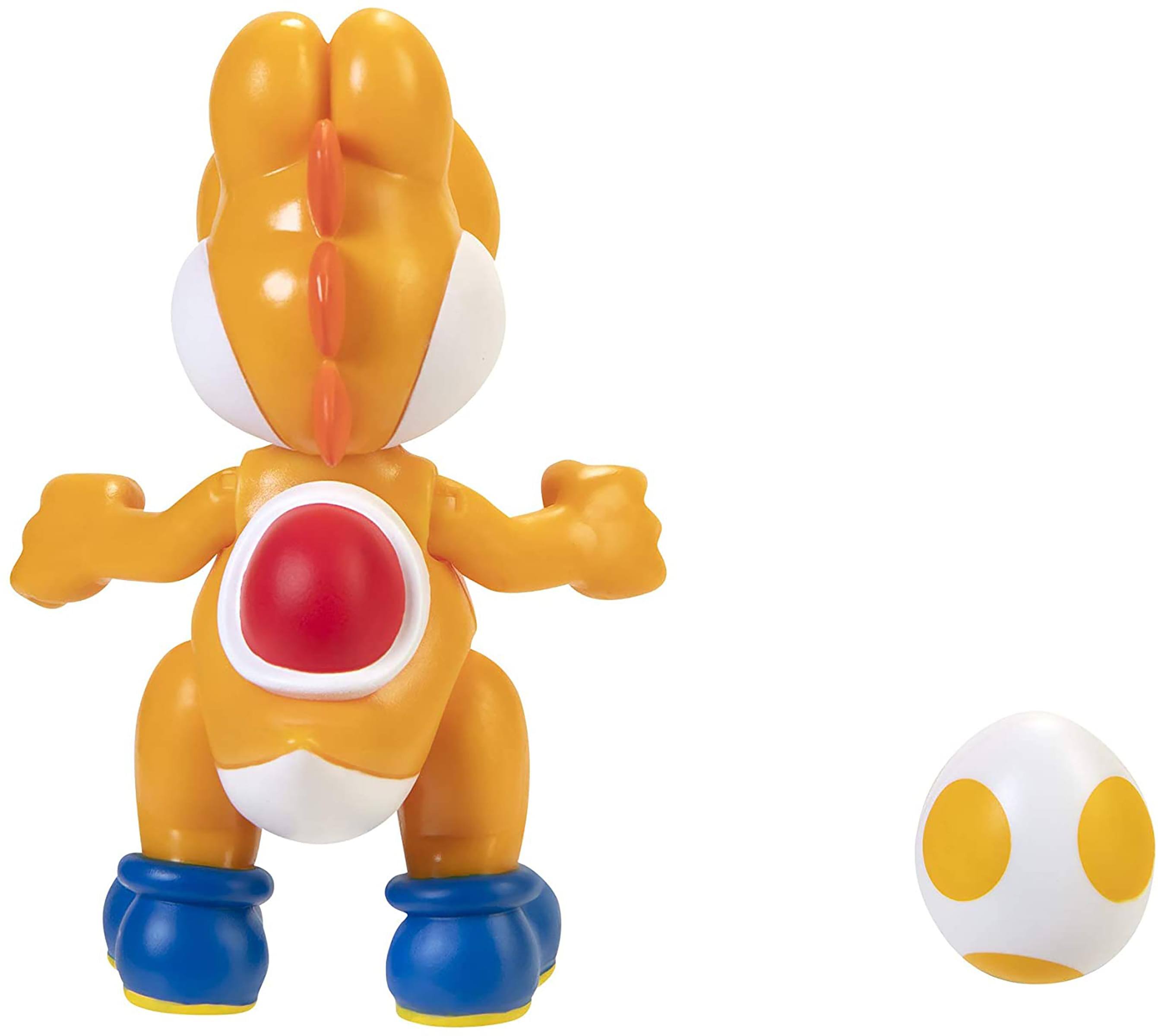 Alt View 1. Jakks Pacific - Super Mario World of Nintendo 4 Inch Figure | Orange Yoshi - Orange.