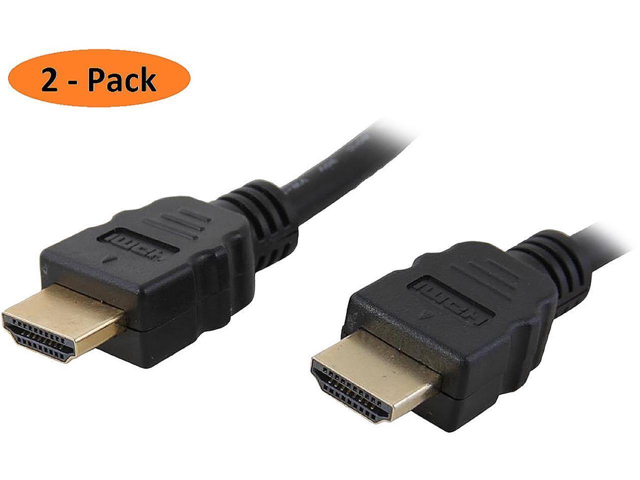 Front. Nippon Labs - Nippon Labs HDMI-HS-3-2P 3 ft. HDMI 2.0 Cable, Supports Ethernet, 3D, 4K, Audio Return, 2 Pack.