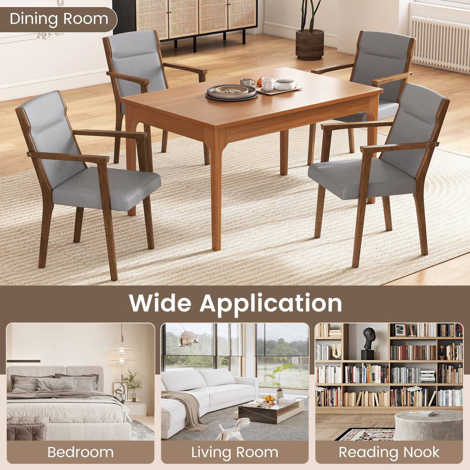 Dining Room  
Wide Application  
Bedroom  
Living Room  
Reading Nook