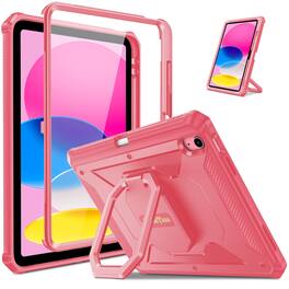 Fintie - Rugged Case for iPad (A16) 11th Gen 11-inch/iPad 10th Gen 10.9"| 360 Degree Rotating Stand with Screen Protector - Watermelon