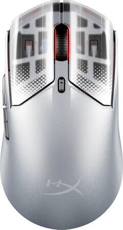 HyperX - Pulsefire Haste 2 S Lightweight Wireless Optical Gaming Mouse with RGB Lighting - Wireless - Silver