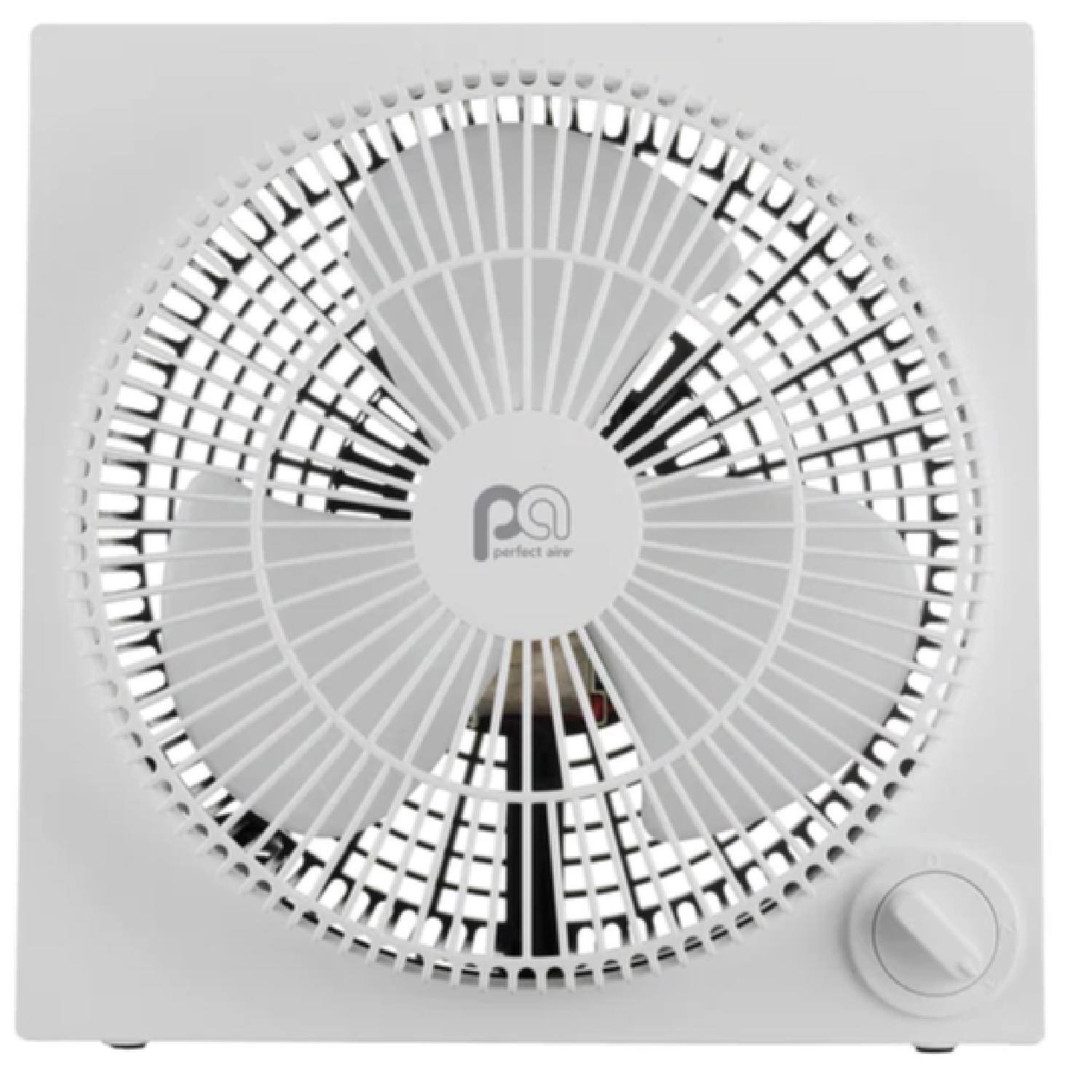 Front. Perfect Aire - Perfect Aire 9 in. H 3 speed Box Fan.