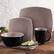 Alt View 3. Gibson - Gibson Soho Lounge Matte 16-Piece Dinnerware Set, Taupe - Taupe.